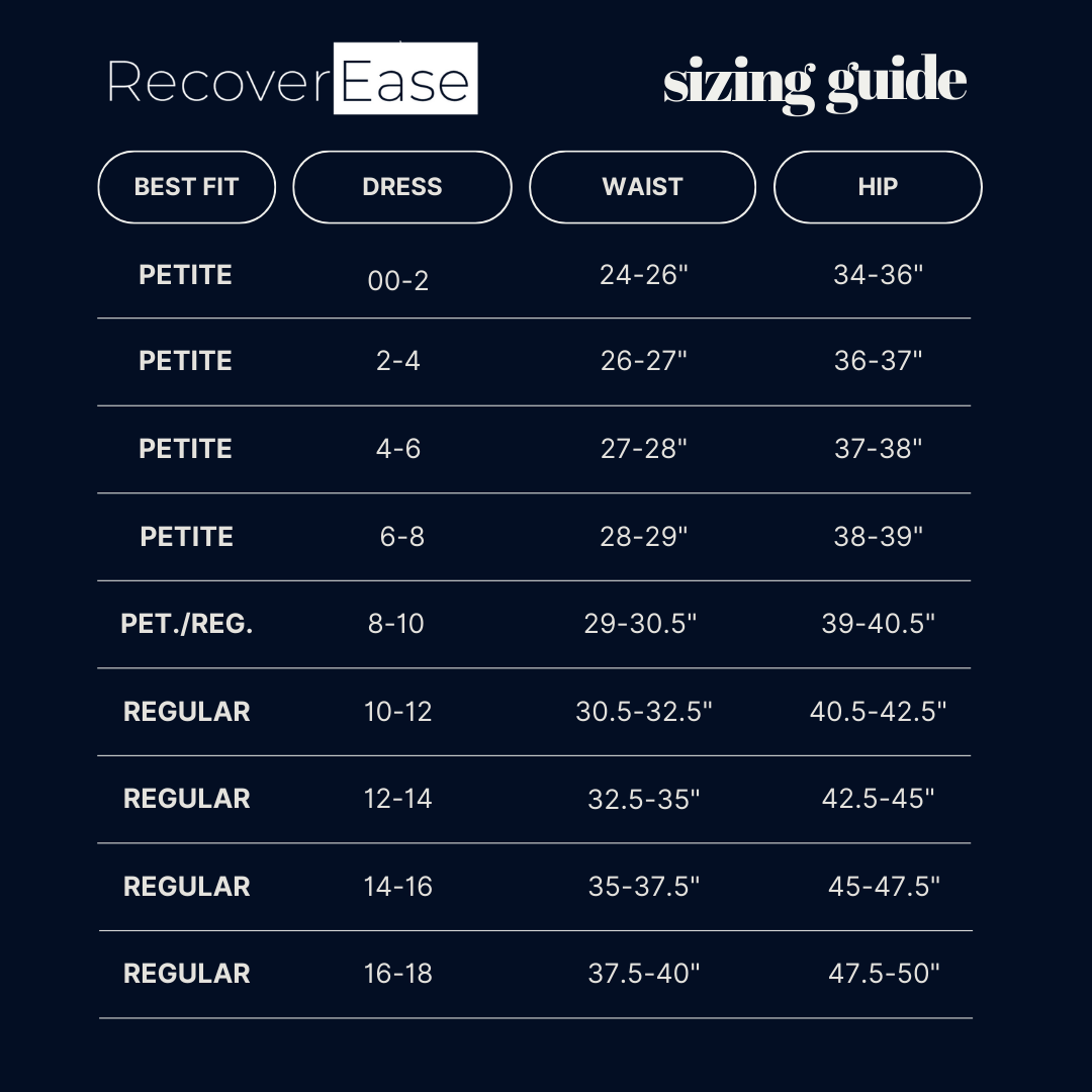 RecoverEase Post-Surgical Garment